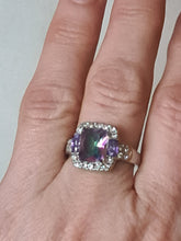 Size 9 - 9.5.   Beautiful Ring in Mystic Topaz