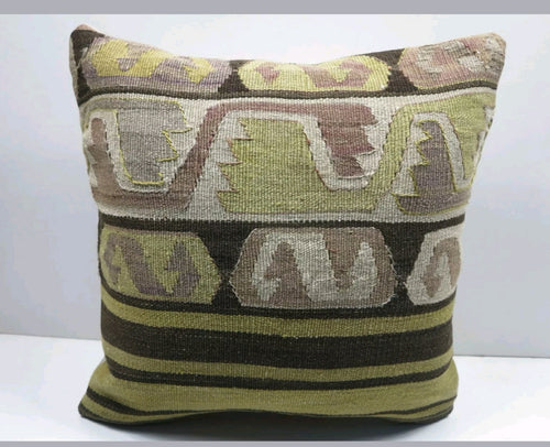 Woollen Turkish Kilim Cushion cover